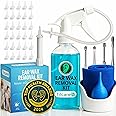 Ear Wax Removal Tool by Tilcare - Manual Ear Cleaner for Adults & Kids - Perfect Ear Cleaning Kit - Includes Basin, Syringe, 