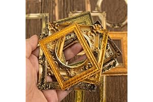 JUNKJWBZ 100 Pcs Vintage Frame Stickers Metallic - Scrapbooking Stickers & Embellishments for Journals, Planners, Junk Journals, Wedding Albums | Scrapbook Supplies & Decorations