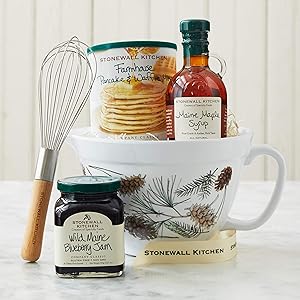 Stonewall Kitchen Maine Morning Batter Bowl Gift (5 Piece Gift)