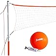 Franklin Sports Outdoor Volleyball Net Sets - Beach + Backyard Portable Volleyball Net with Poles - Complete Outdoor Volleyball Sets with Net + Volleyball Included