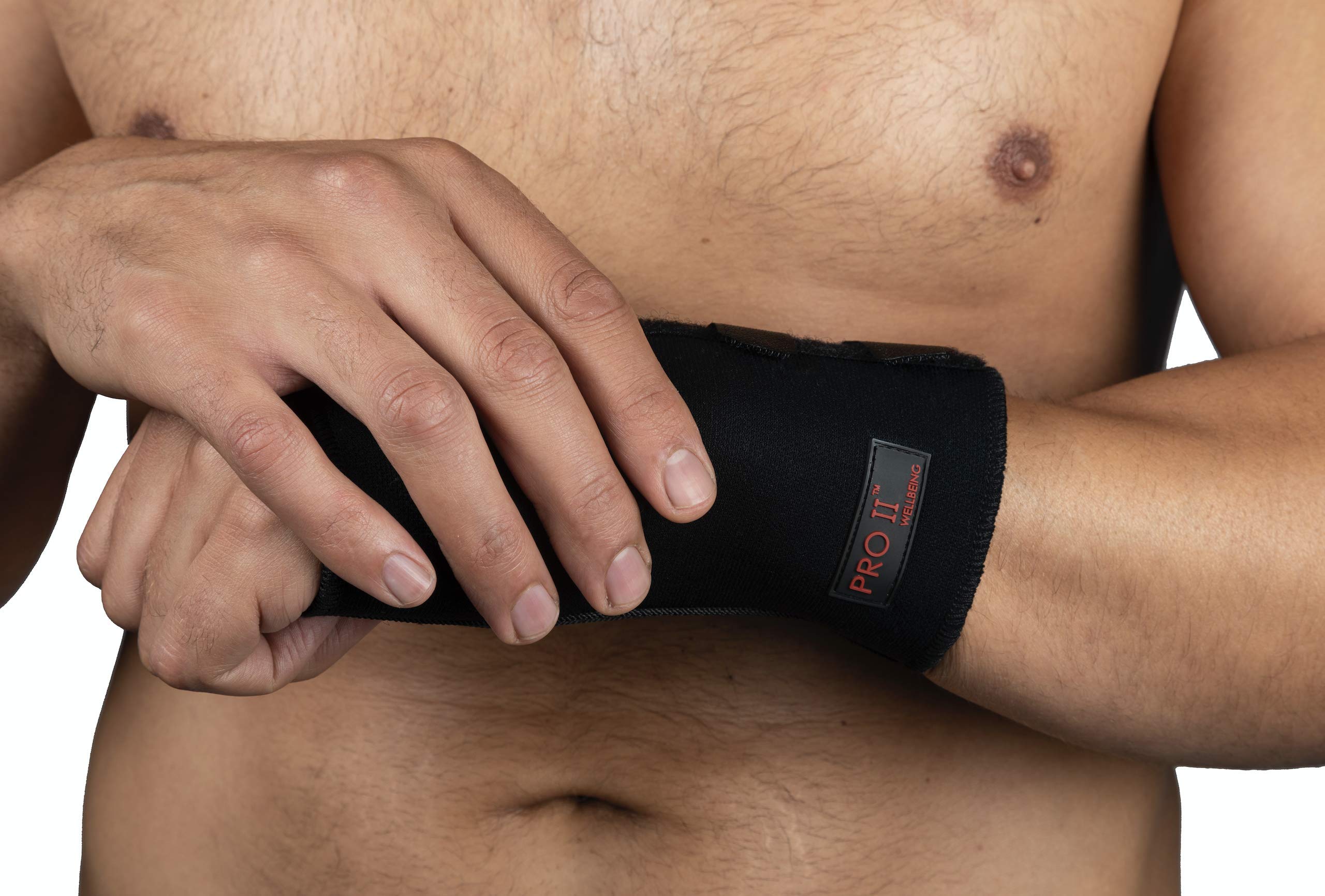 PRO 11 Wrist Brace Support for Wrist and hand Injuries RSI, CT, Tendonitis (Left X-Large)