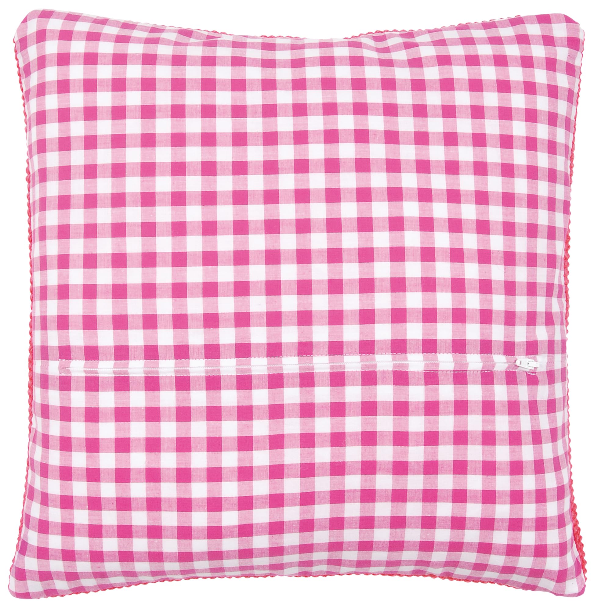Vervaco Cushion Back with Zipper: Pink: 30 x 30cm
