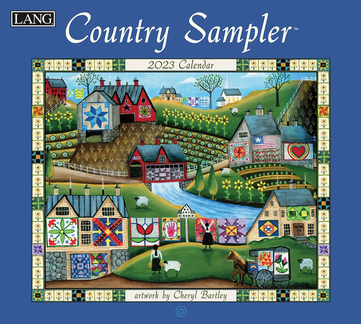 Lang COUNTRY SAMPLER 2023 WALL CALENDAR, Multi