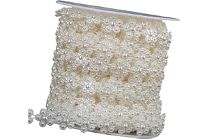 13mm Pearls Beads String Chain Grinding Artificial Wedding Decoration for Party Home Decoration Chain