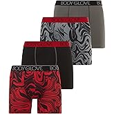 Body Glove Mens Boxer Briefs Multi Packs, Dry Fit Performance Value Underwear, Breathable Active Stretch Athletic Boxers