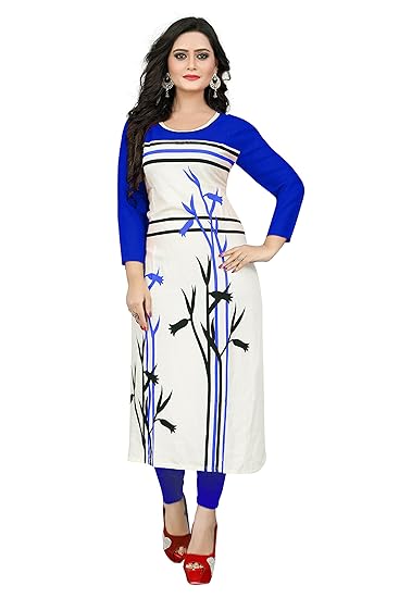 Navabi Export Womens Cotton Multi-Coloured Kurta (Mbvf-Ku1_X-Large)