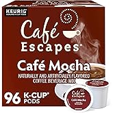 Cafe Escapes Cafe Mocha Keurig Single-Serve K-Cup Pods, 96 Count