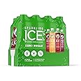 Sparkling Ice Green Variety Pack, Zero Sugar Sparkling Water, with Vitamins and Antioxidants, 17 fl oz, 12 count (Black Raspberry, Orange Mango, Black Cherry, Fruit Punch)