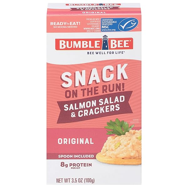 BUMBLE BEE SNACK ON THE RUN! PROTEIN SNACK...