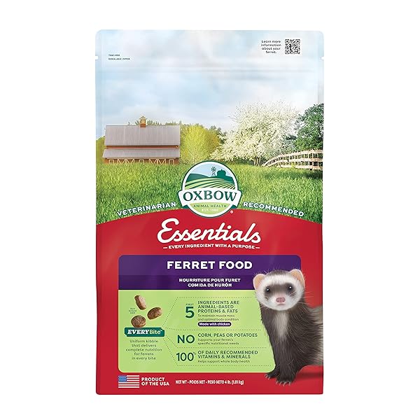 OXBOW ESSENTIALS FERRET FOOD, VITAMIN & MINERAL RICH...
