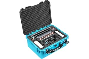 YETEETH Deluxe Carrying Case for Nintendo Switch 2 – Waterproof Hard Travel Case for Switch 2 Console, Dock, Pro Grip Controllers Cable & Accessories | Protective Storage Shell and Travel Game Box for Gaming