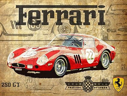 retro ferrari
