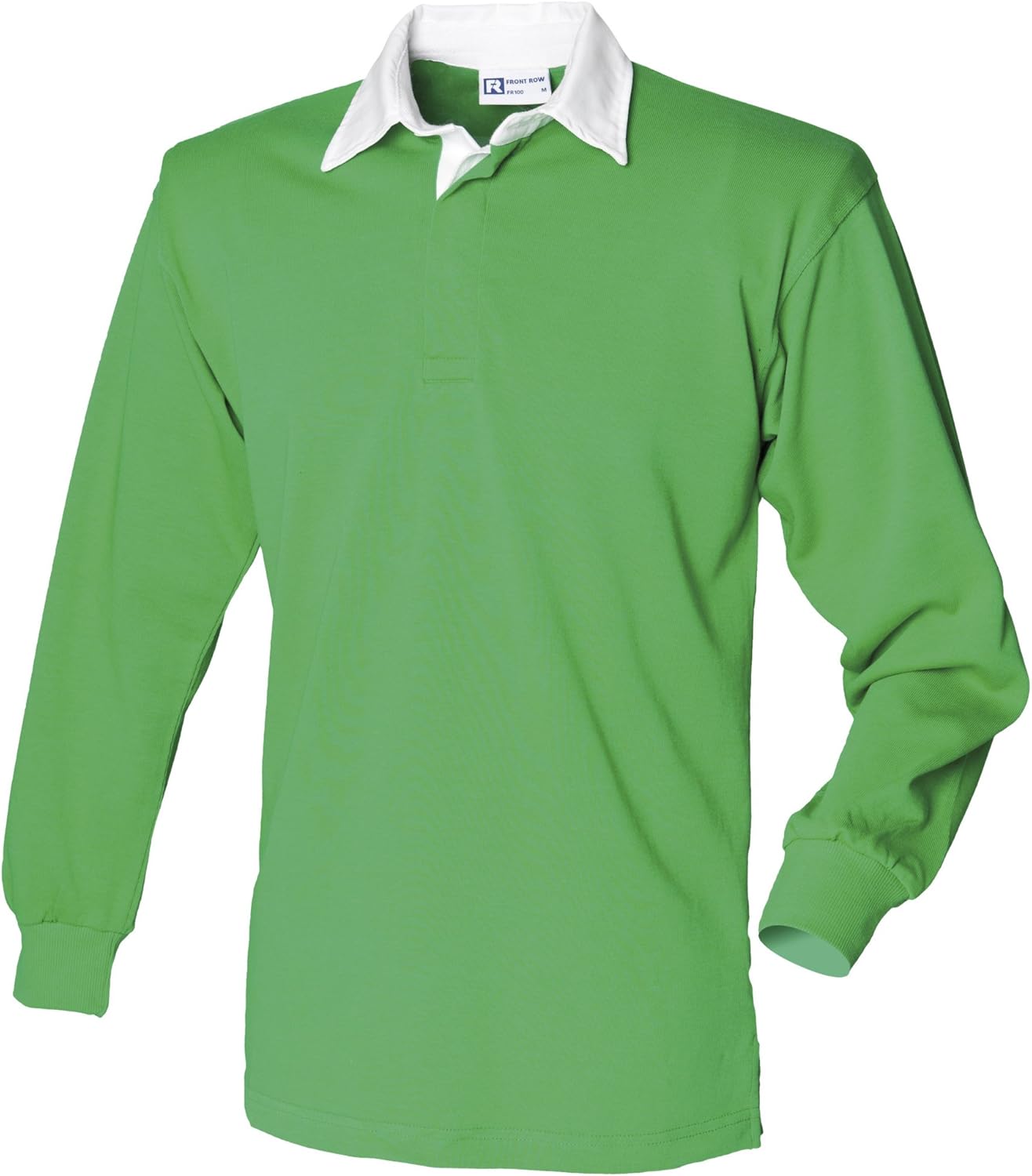 Front Row Long Sleeve Classic Rugby Shirt, 14 Colours, Small to XXL: Clothing