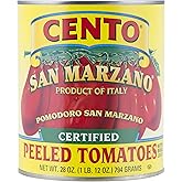Cento Certified San Marzano Whole Peeled Plum Tomatoes, 28 Oz, Pack Of 6, 168 Oz