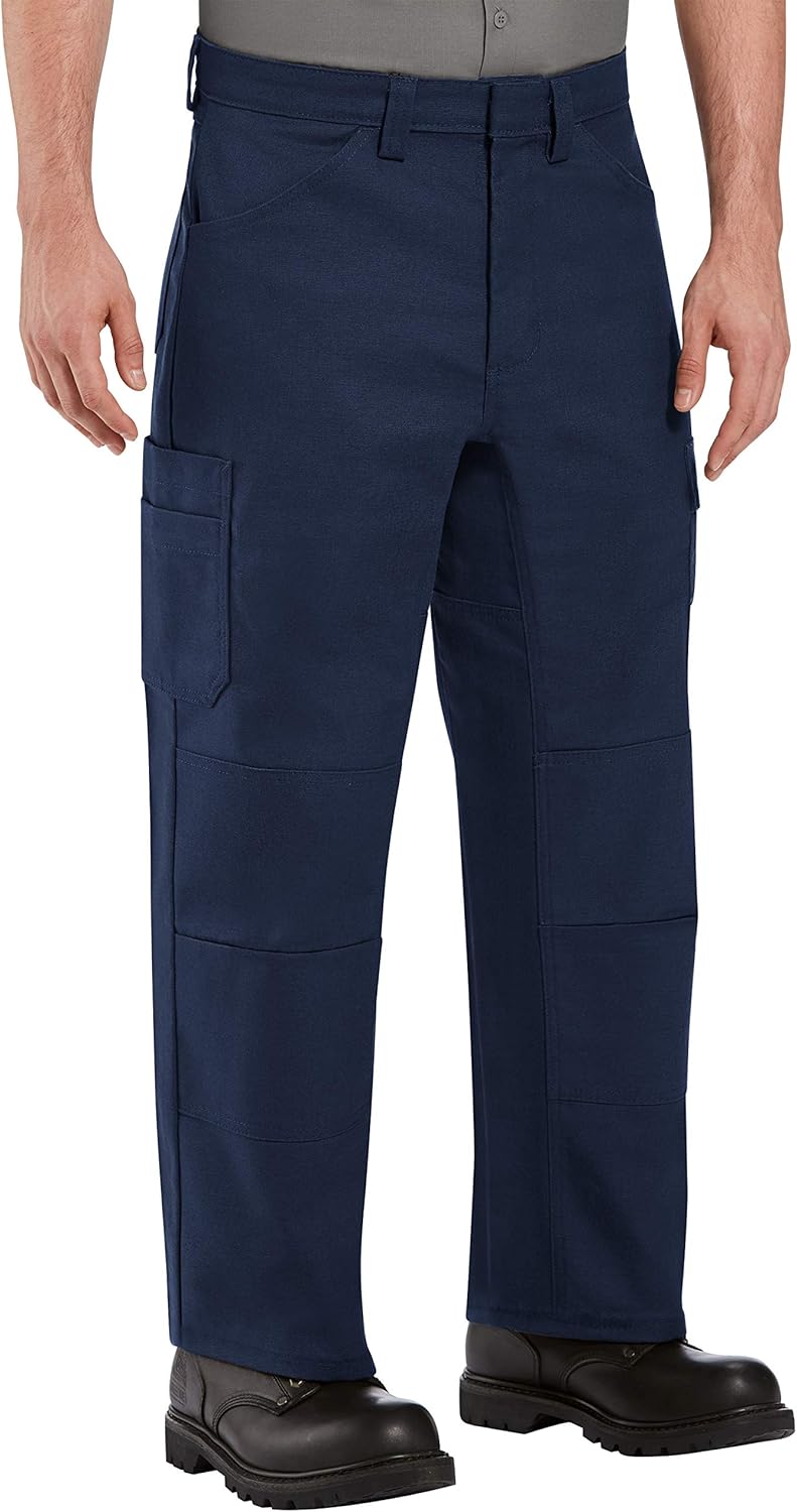 Red Kap Men's Double Knee No-Scratch Shop Pants: Clothing