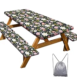Picnic Table Cover with Bench Covers Camping