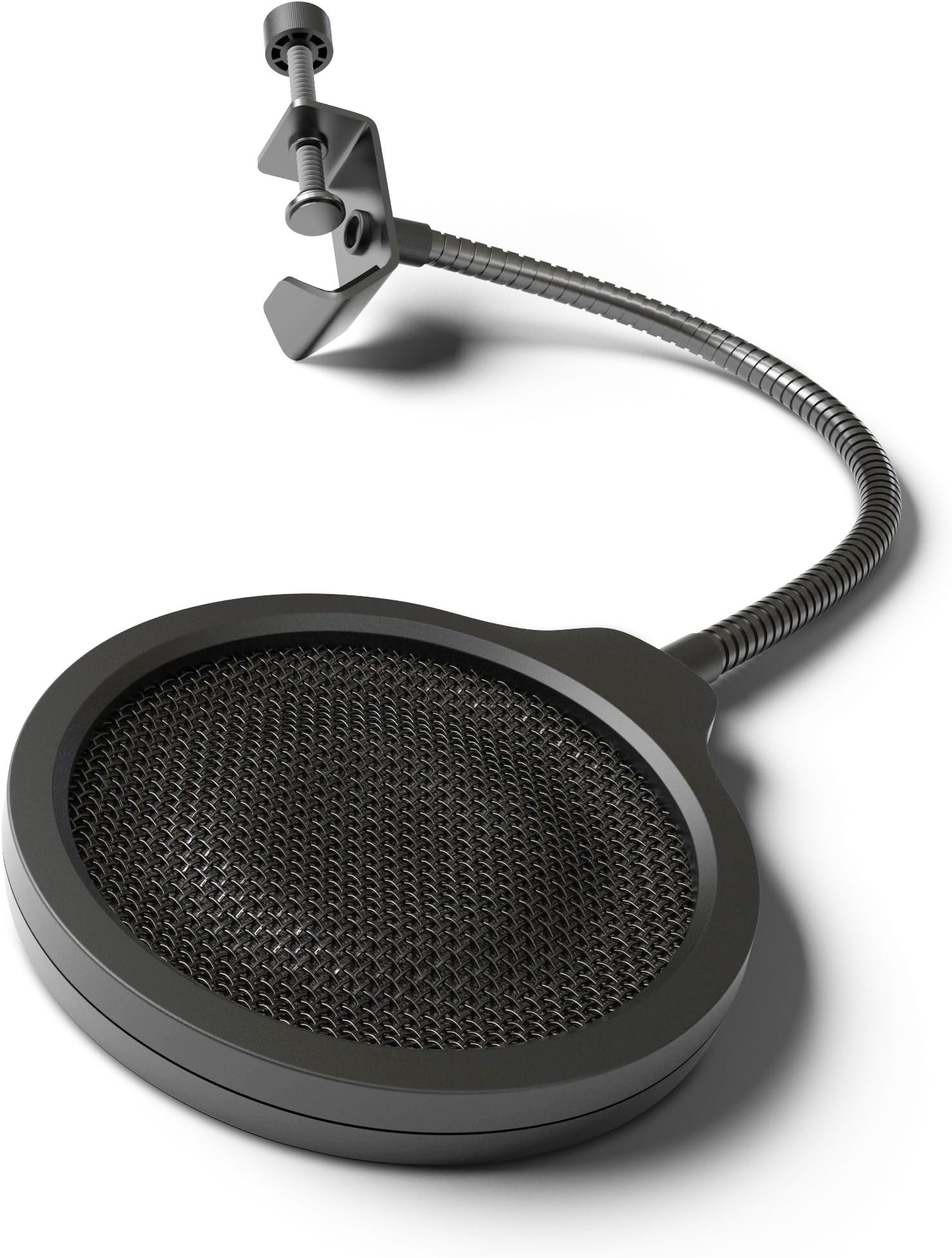 Auphonix 4-Inch Microphone Pop Filter. Wire mesh with foam interior