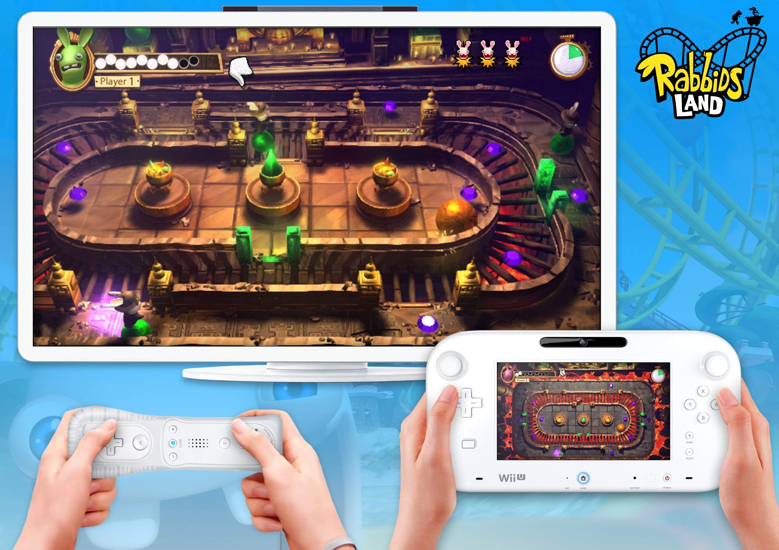 Rabbids Land - Nintendo Wii U (Renewed)