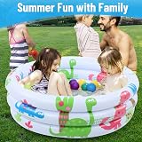 Marvellous Inflatable Paddling Pool 60cm 3 Ring Portable Baby Outdoor Indoor view 5