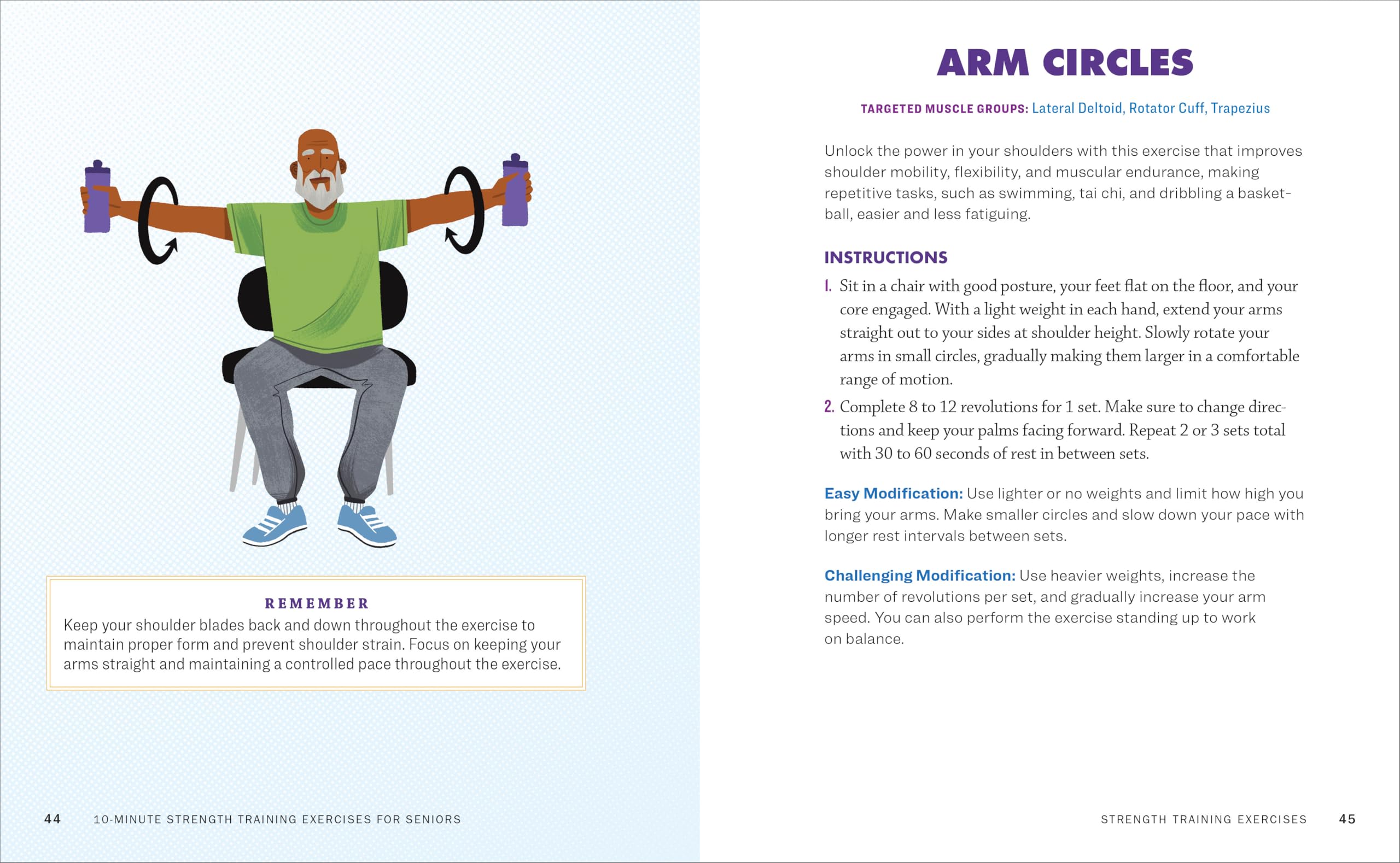 10-Minute Strength Training Exercises for Seniors: Exercises and Routines to Build Muscle, Balance, and Stamina