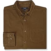 Banana Republic Mens Slim Fit Fine Wale Corduroy Untucked Button Down Shirt,