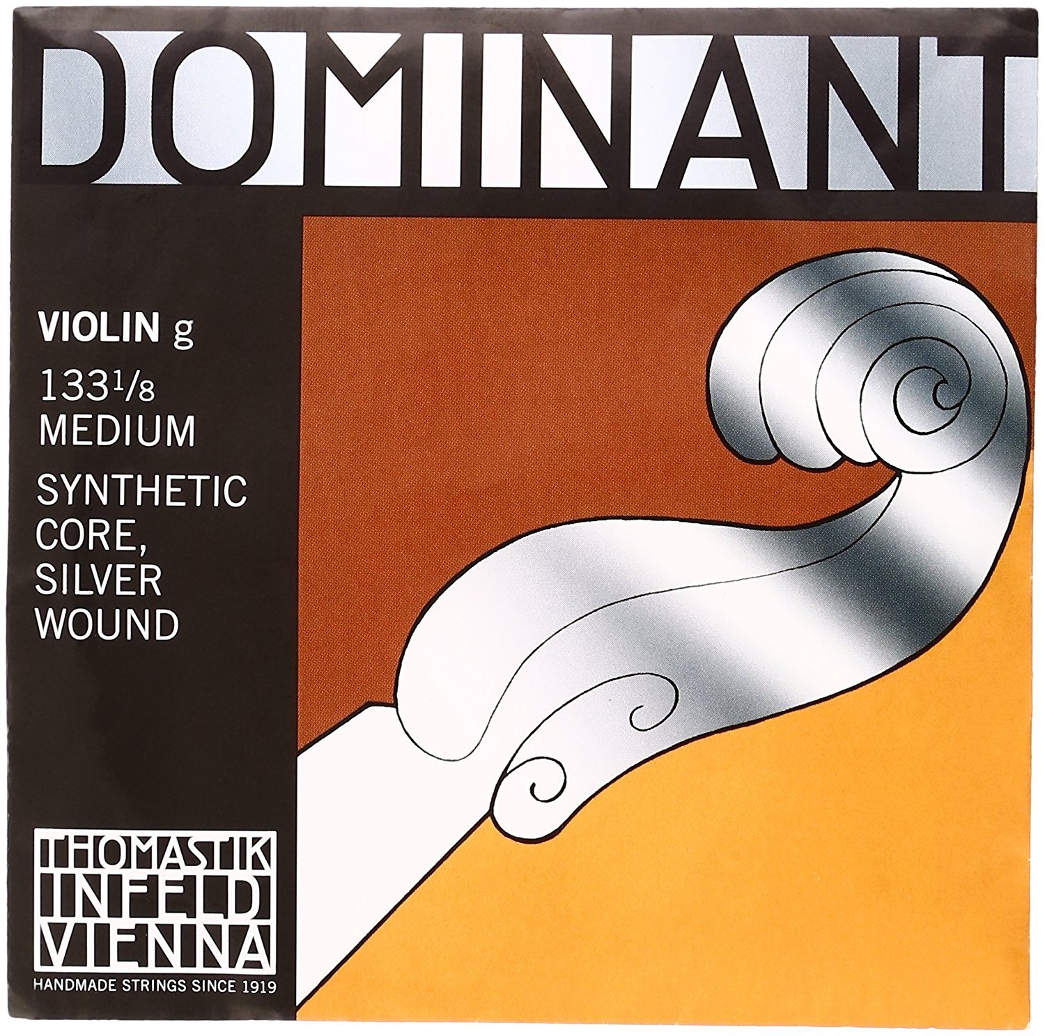 Dominant Strings 133 1/8 Silver Wound Violin G String