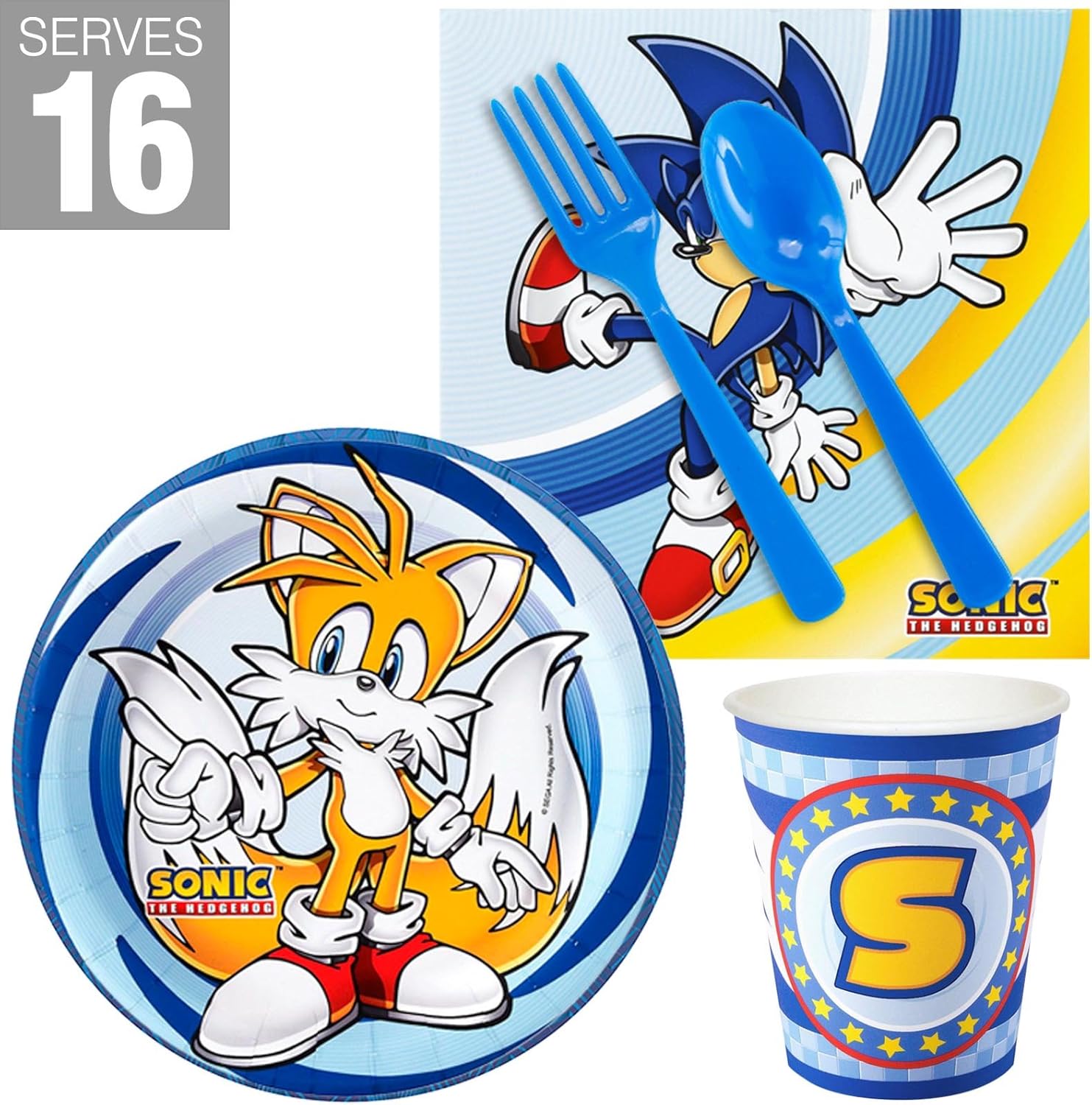 Amazon Com Birthdayexpress Sonic The Hedgehog Party Supplies