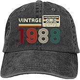 Limited Edition Vintage Hat for Women Men, Adjustable Cotton Birthday Gifts Baseball Cap