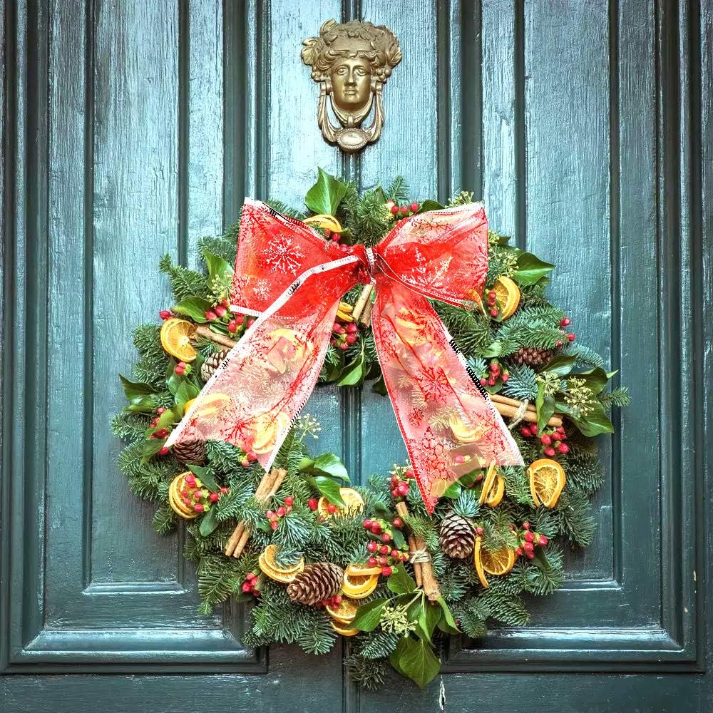 regalo de regalo decoraciones de fiesta de Navidad cinta de 