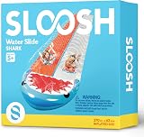 Sloosh Shark 22.5ft Water Slide with 2 Boards Double Lane Sprinklers view 9