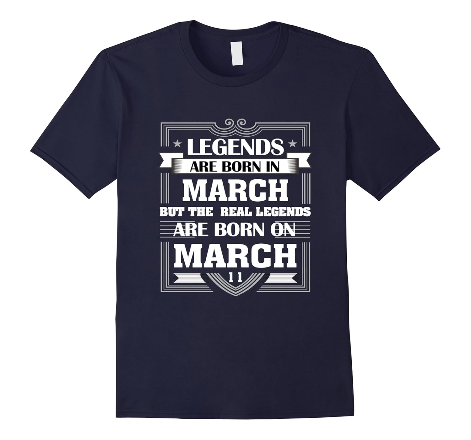 Legends Are Born On March 11 T Shirt March Birthday Gifts-ANZ