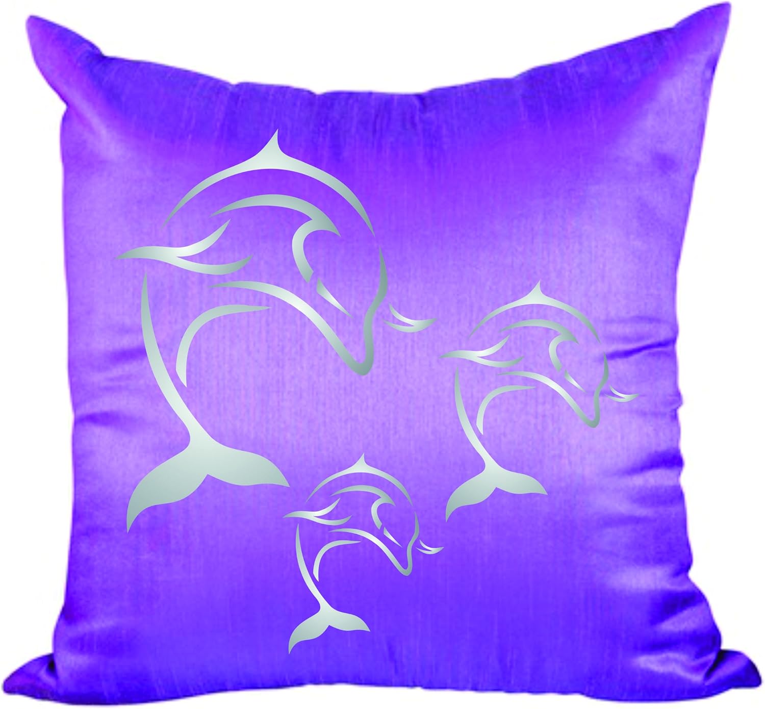 Dolphin Stencil - 26.5 x 26.5cm (M) - Reusable Large Fish Aquatic Mammal Mural Wall Stencil Template, White - Image 3