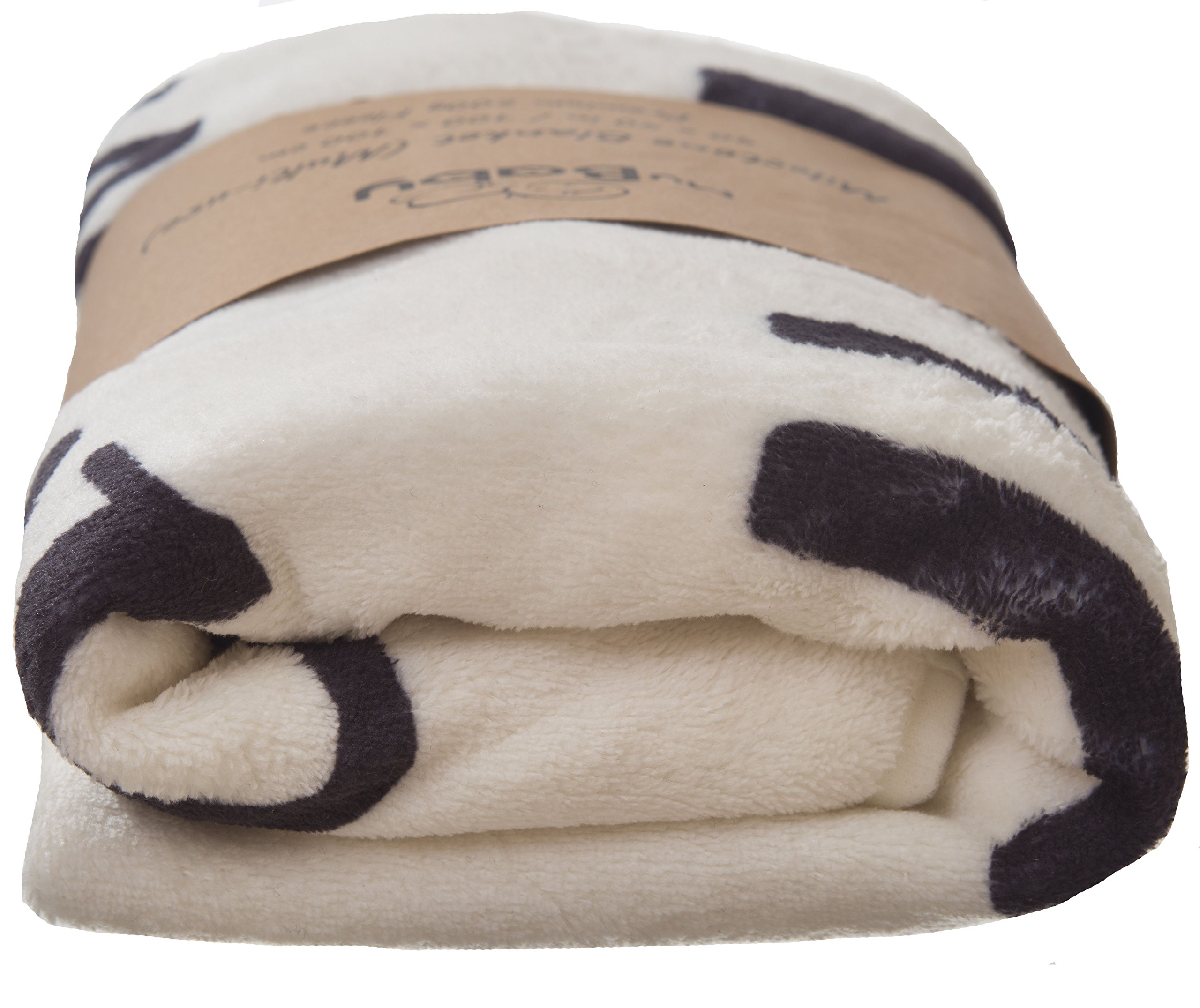 Monthly Milestone Baby Blanket: Premium Quality and Density, Photography Prop/Set for Boys or Girls, Background for Infants, Swaddle Throw for Newborn, Baby Shower Gift