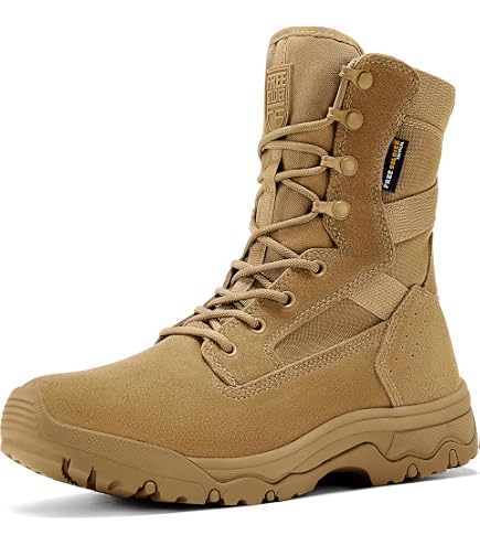KKK Mens Tactical Combat Boot 13US 47EU Beige Zipper Lace Up Rugged Outdoor NEW? Amazon.com: Men main image 3
