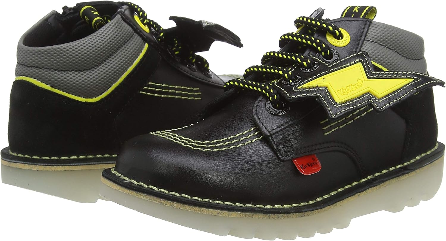 Boots Shoes &amp; Bags Kickers Boys’ Kick Hi Bolt Classic Boots