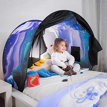 Kinderbett Zelt Zeltdach Tunnel Bettzelt Bogen Bettdach Amazon De Baby