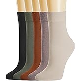 J-BOX Crew Socks for Women Casual Cotton Socks Soft Breathable Dress Socks 10 Pairs