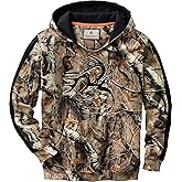 Legendary Whitetails Men’s Camo Hoodie Midweight V-Neck Design Pullover Sweatshirt