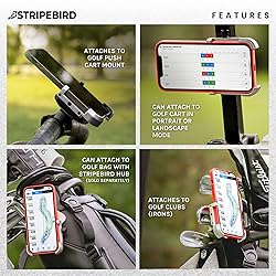 Stripebird - Original Magnetic Golf Cart Phone