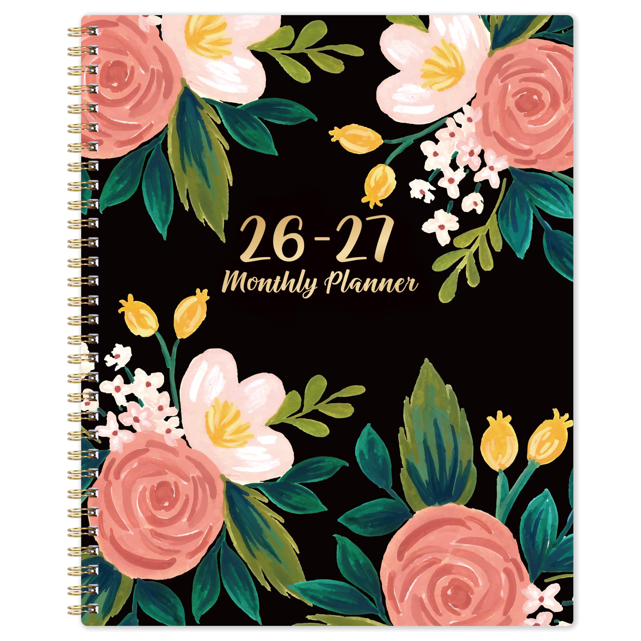 Photo 1 of 2026-2027 Monthly Planner/Calendar - 2 Year Planner 2026-2027, Jan 2026 - Dec 2027, Monthly Calendar 2026-2027 with Two-Side Pocket, 9'' x 11'', Tabs, Sturdy Binding