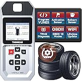 THINKTPMS VENU90 TPMS OBD2 Scanner Diagnostic Tool | Activate/Read/Learn TPMS Sersor, Programming THINKCAR/MUCAR Sensors(315/ 433MHz) Only，No App Needed, Lifetime Wi-Fi Upgrades