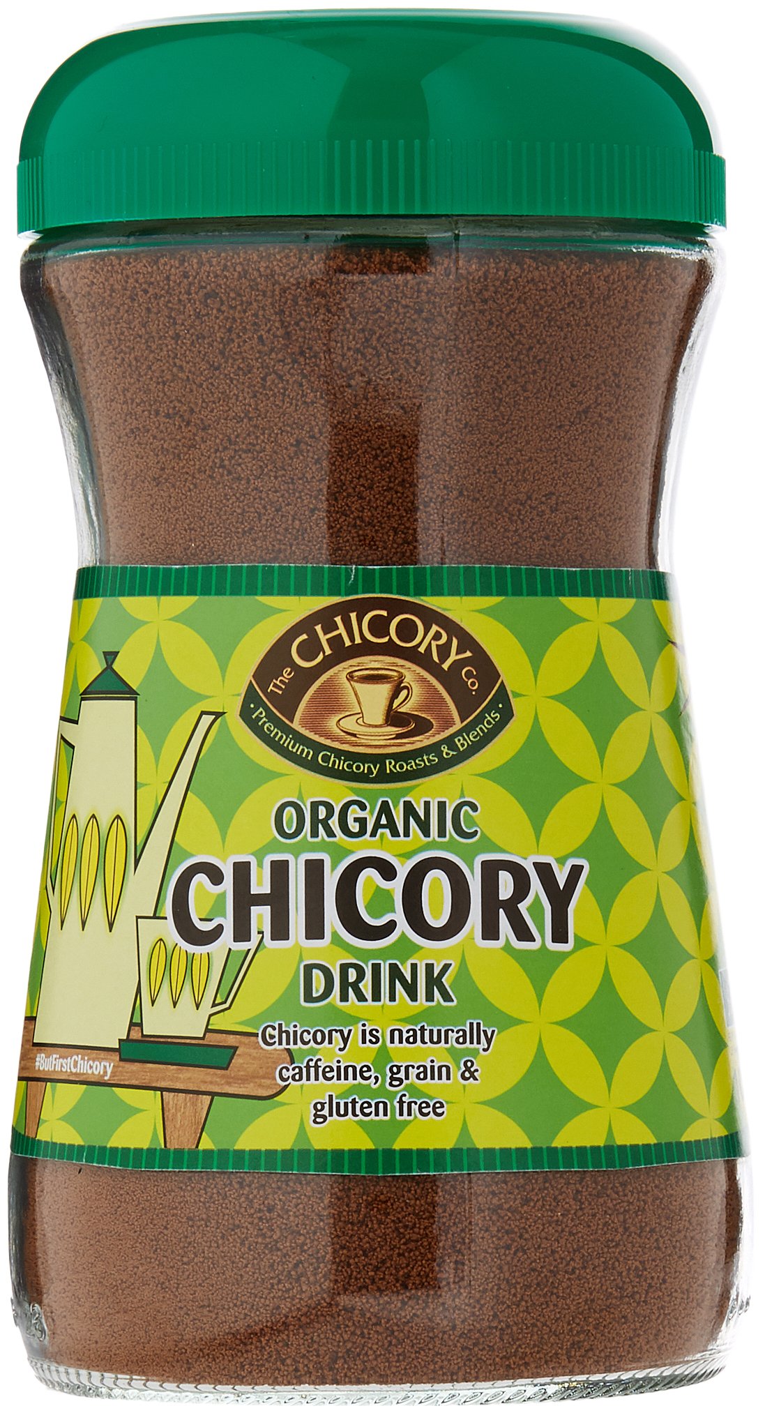 Organic Instant Chicory Drink 2 x 100g jars