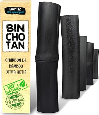 X5 - Filtro de Agua Vegetal con carbón Activo de bambú – Bate de Binchotan orgánico – Purificar el Agua del Grifo – Madera Natural Jarra Botella ...