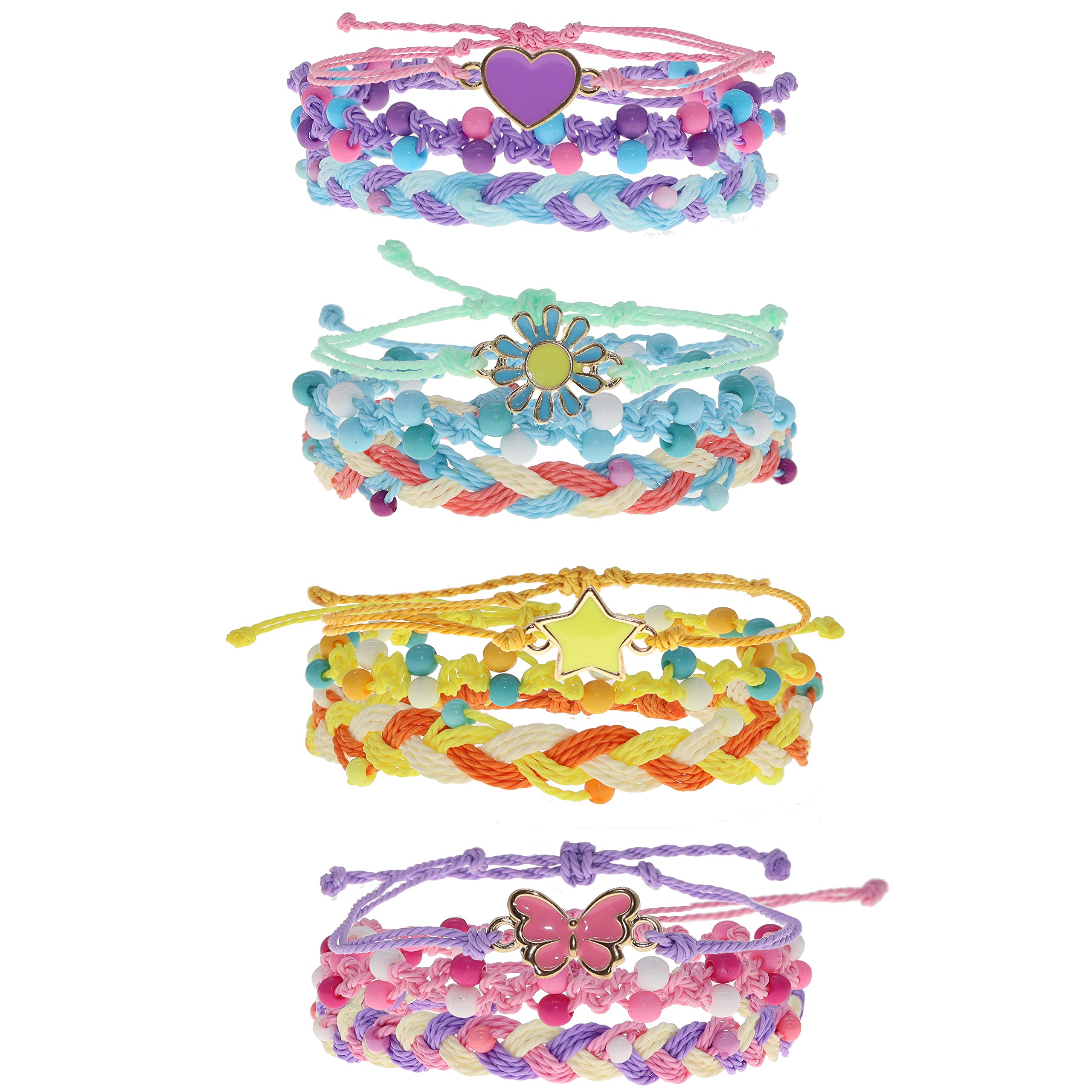 Buy 6 VSCO Girl Cowrie Shell Bracelets, Adjustable VSCO Friendship