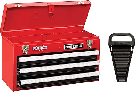 Amazon Com Craftsman Tool Box 3 Drawer Lockable Red
