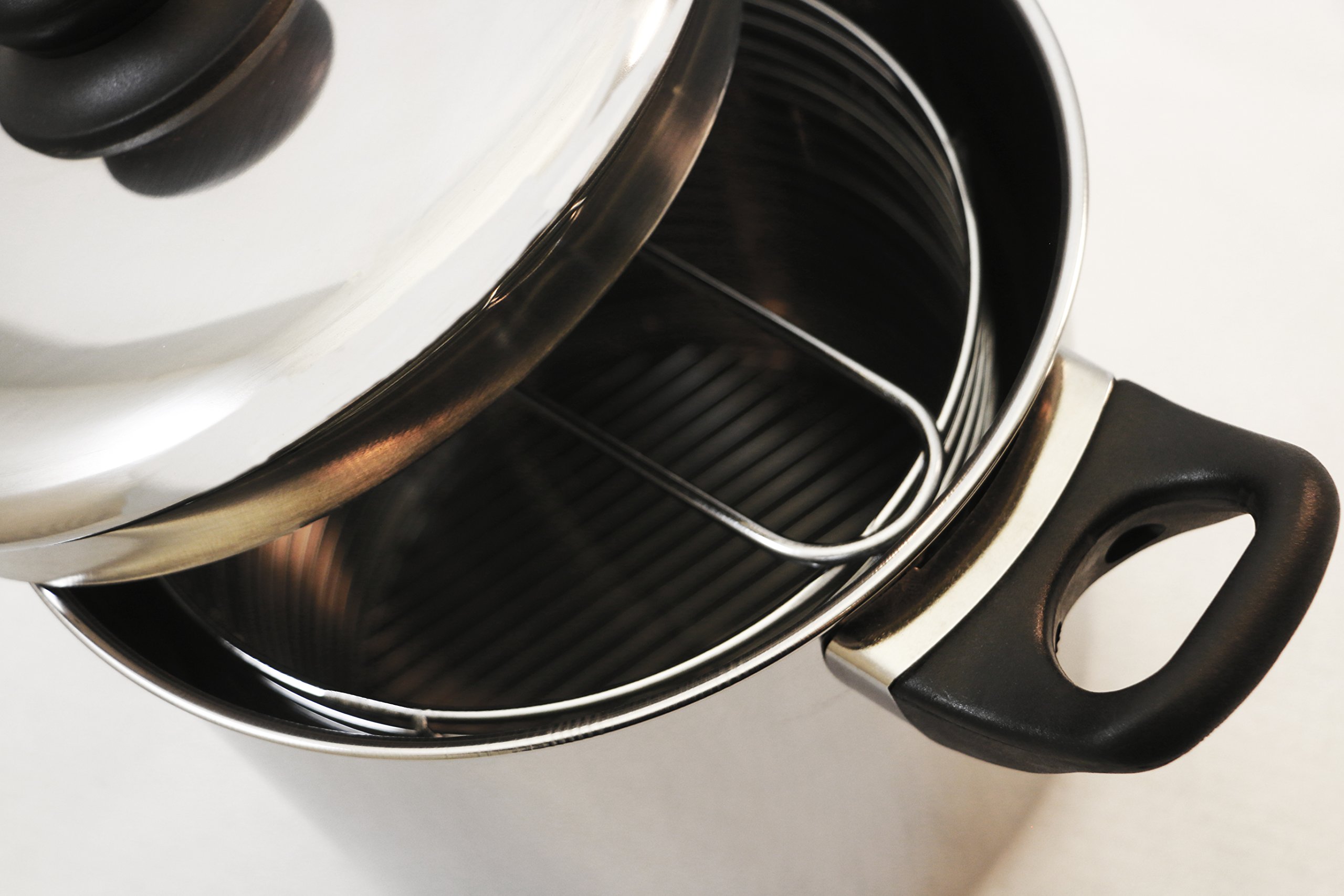 Excelsteel 6 Quart Stainless Steel Stove Top Deep Fryer Buy Online in