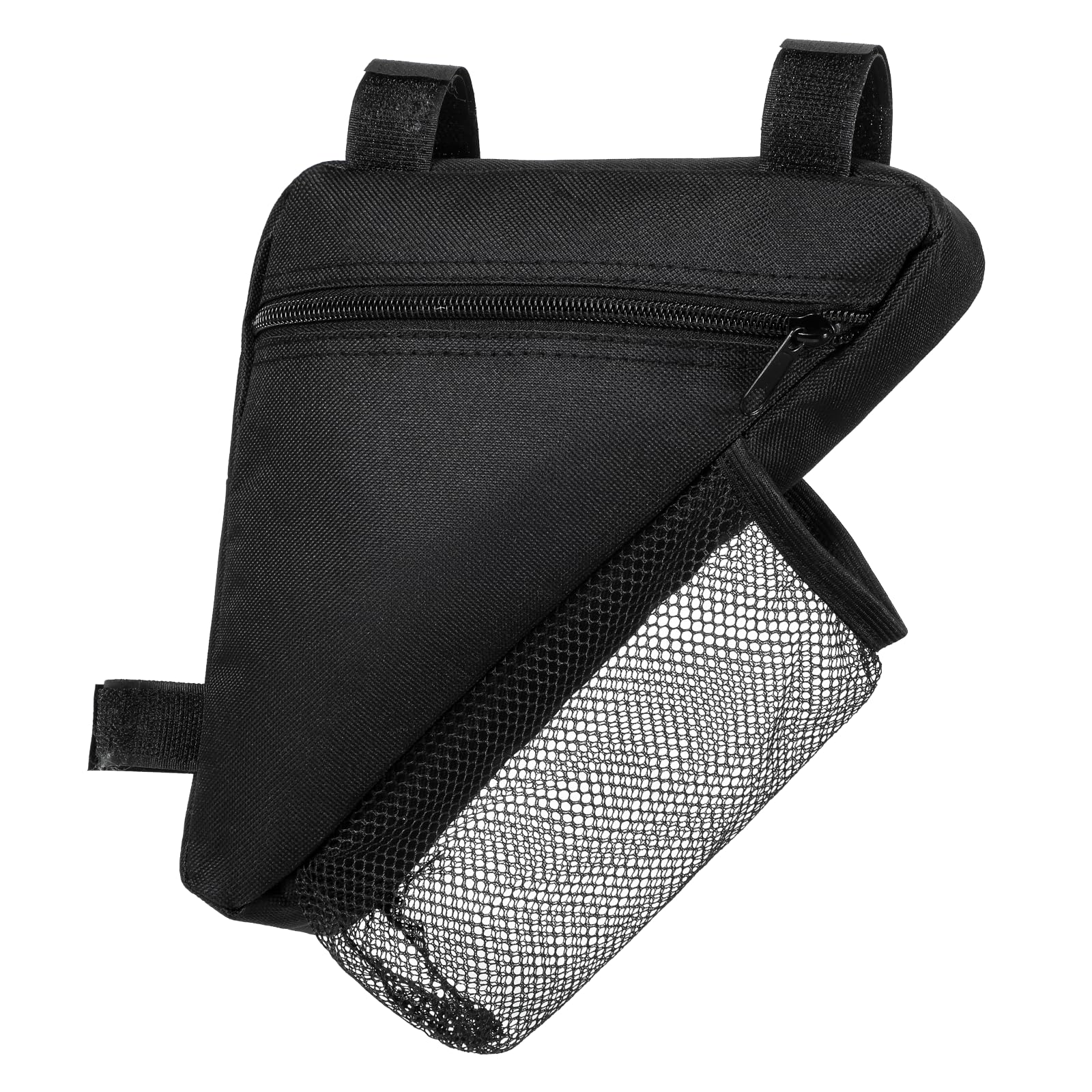 Photo 1 of  2 Dplolng Bike Frame Bag,Bicycle Triangle Bag Bike Pouch Bikes Bags for Bicycles Lightweight Cycling Bags with Mesh Water Bottle Holder for Road and Mountain Bikes(Small Black)