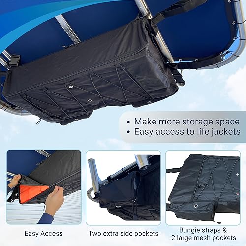 Savvycraft T-Top Storage Bag, Heavy Duty Marine Grade 600D