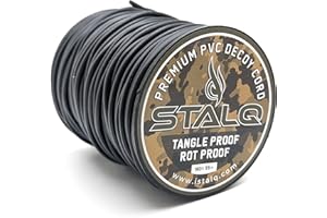 STALQ Premium PVC Decoy Cord Line | Will not Rot, Freeze, or Tangle | 180ft 55m