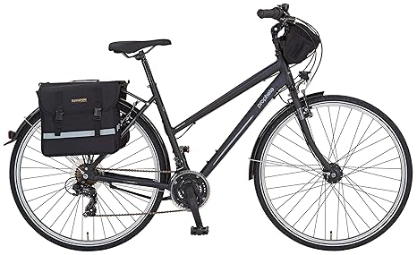 Prophete ENTDECKER 9.1 Trekking Bike 28' Trekkingfahrrad schwarz matt RH